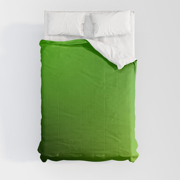 10 Green Gradient Background 220713 Valourine Digital Design Comforter