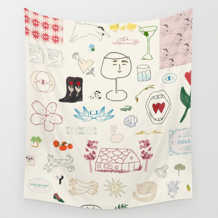 LONG STORY Wall Tapestry