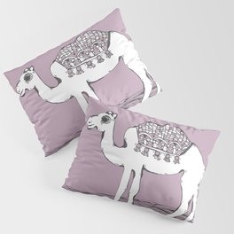 Camel in pink Pillow Sham