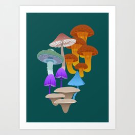 Fantastic Fungi Art Print
