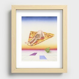 Pizza 69 Recessed Framed Print