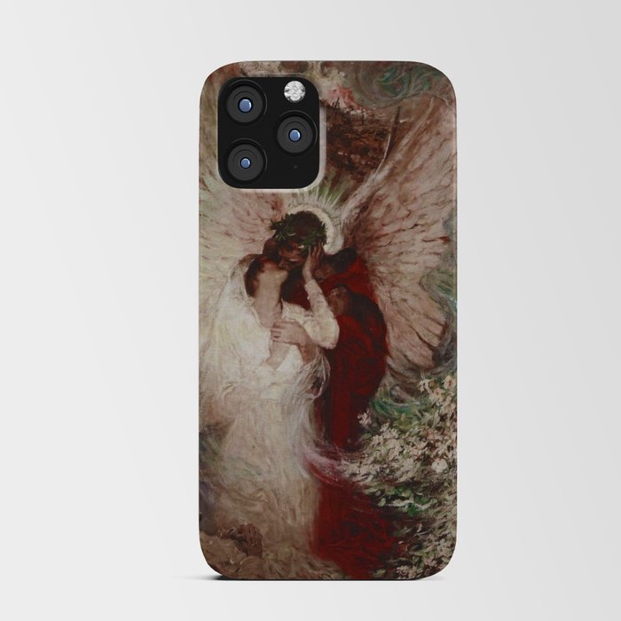 The Lovers romantic portrait painting by Dean Cornwell iPhone Card Case