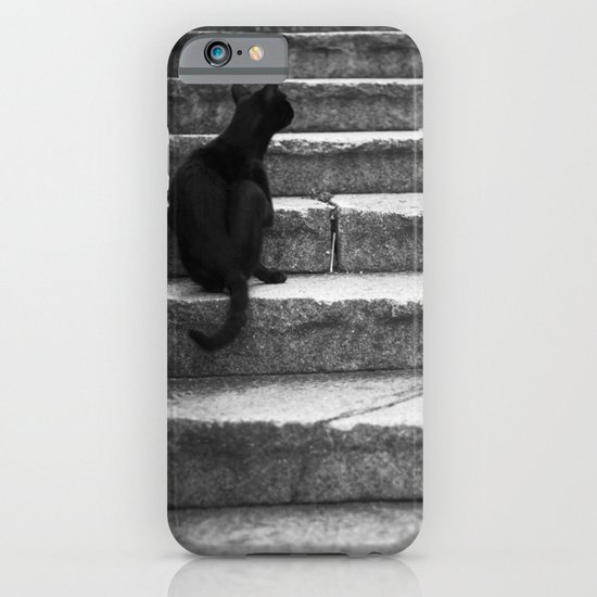 black cat iPhone & iPod Case