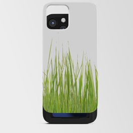 Green Grass Covering iPhone Card Case