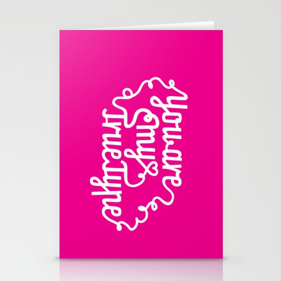 True Type. Stationery Cards
