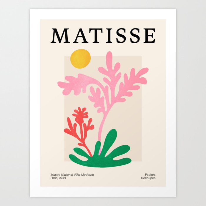 Abstract Garden: Matisse Paper Cutouts IV Art Print