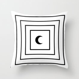 Small Moon Throw Pillow