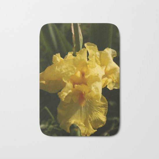 Iris - Yellow Bath Mat