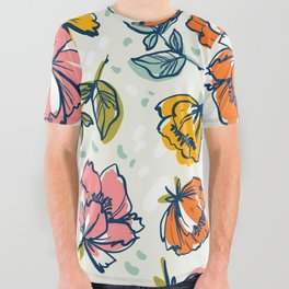 flowers All Over Graphic Tee