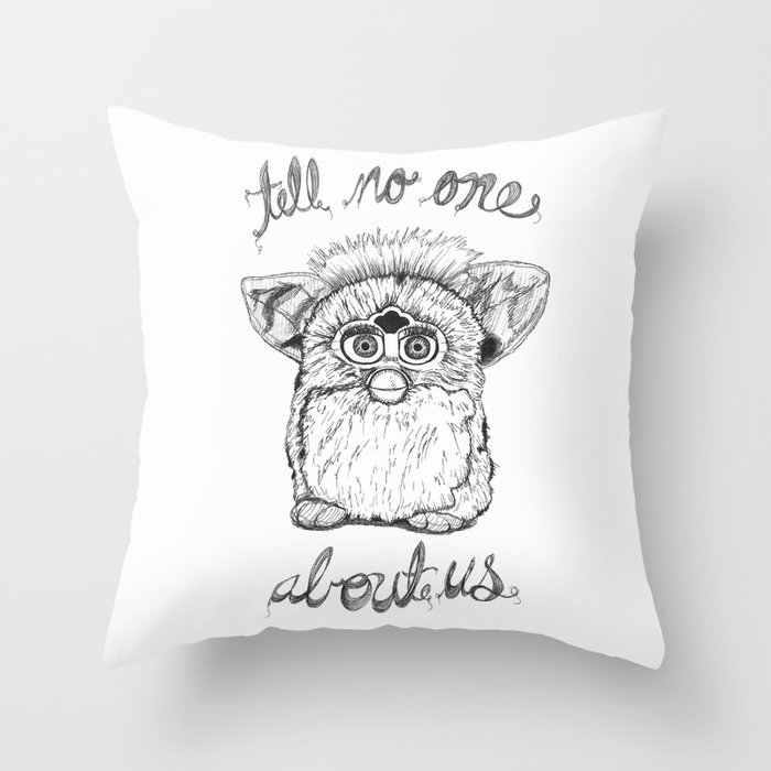Tell No One Throw Pillow