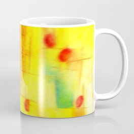 Abstract Yellow Coffee Mug