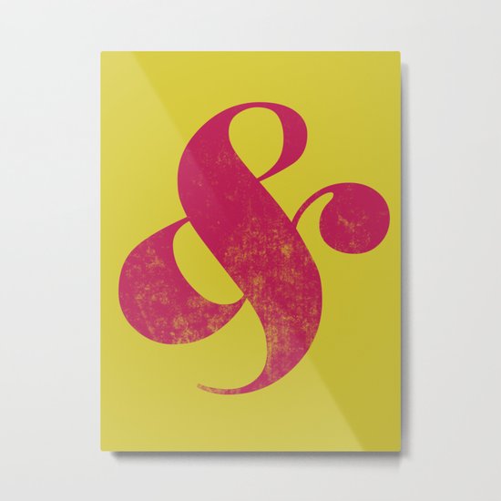& 002 Metal Print