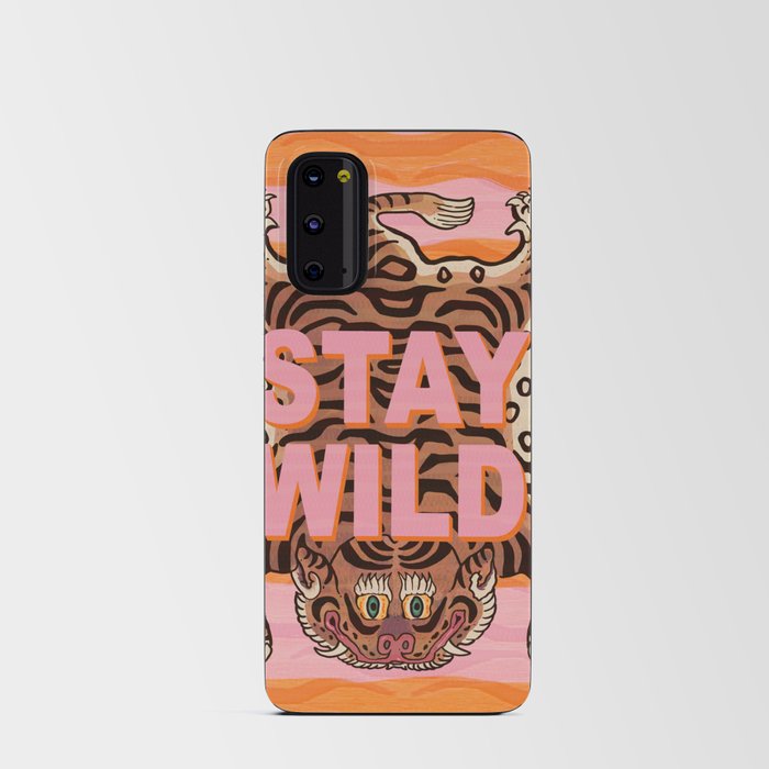 Tibetan Tiger // Stay Wild Color Wave Android Card Case