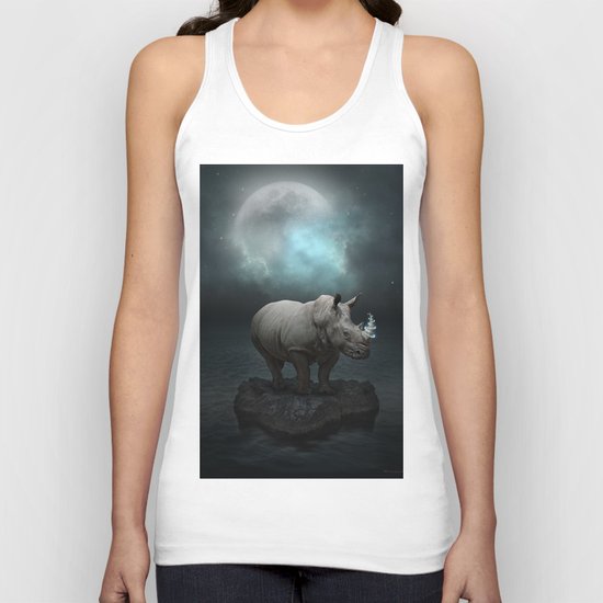 Power Is No Blessing In Itself v.1 (Protect the Rhino) Unisex Tank Top