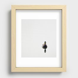 Duck Portrait Recessed Framed Print