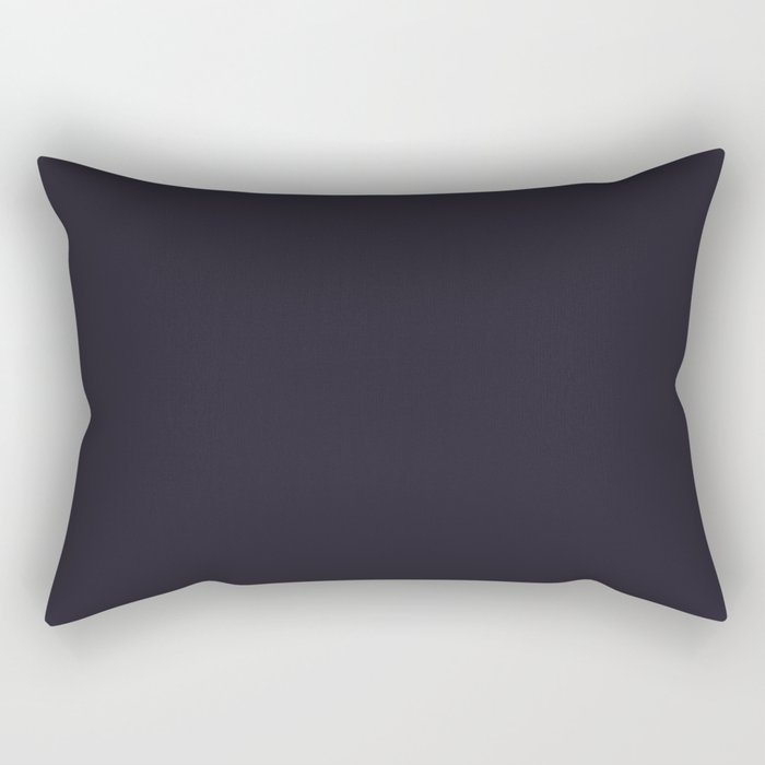 Noble Black Rectangular Pillow