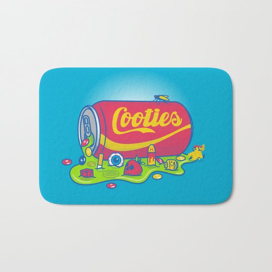 The World has Cooties Bath Mat