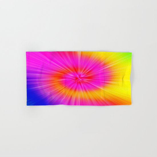TIE DYE #1 (Rainbow Colors) Hand & Bath Towel