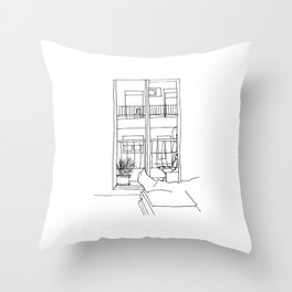 Afternoon in Valencia Throw Pillow