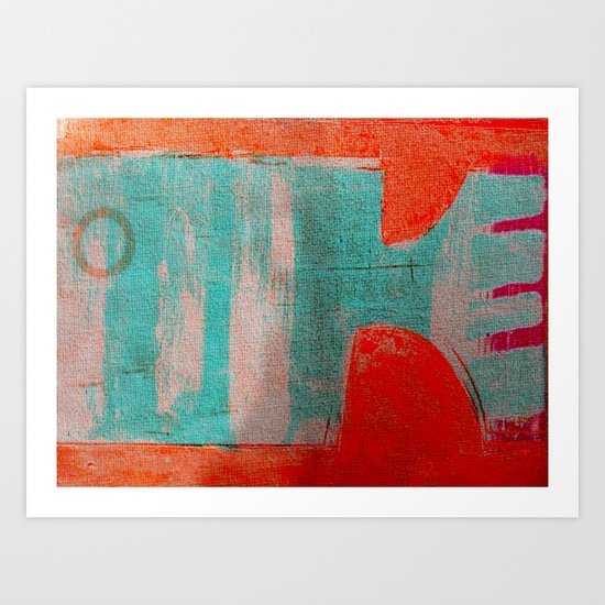 Peixe Rabo de Pente Art Print
