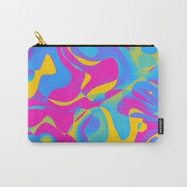 Pansexual Pride Overlapping Abstract Waveforms Carry-All Pouch