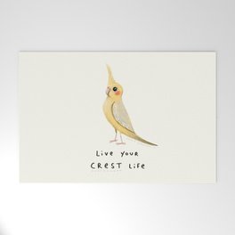 Live Your Crest Life Welcome Mat