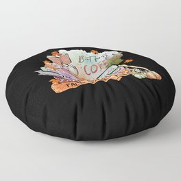 Autumn coffee graphic sublimation books Floor Pillow