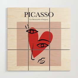 Picasso - Les Demoiselles d'Avignon Wood Wall Art