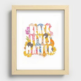 Black Lives Matter Recessed Framed Print