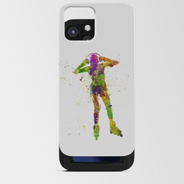 Watercolor Inline Skater iPhone Card Case