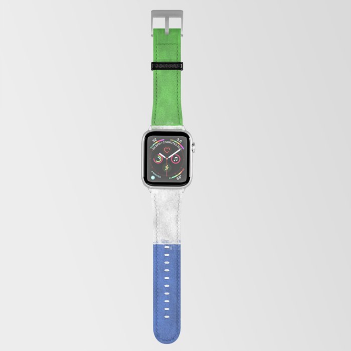 Sierra Leone Oil Painting Drawing Apple Watch Band