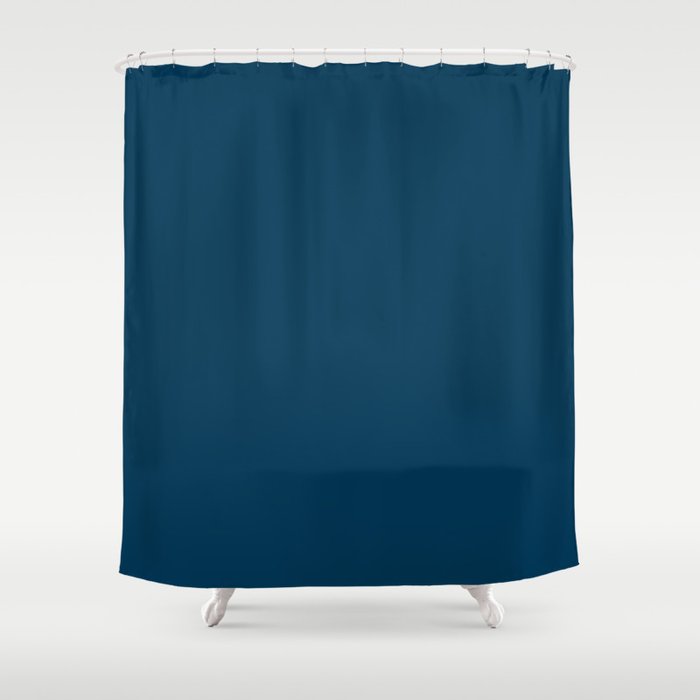 Peacock Blue Shower Curtain