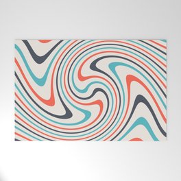Psychedelic lines 2 Welcome Mat