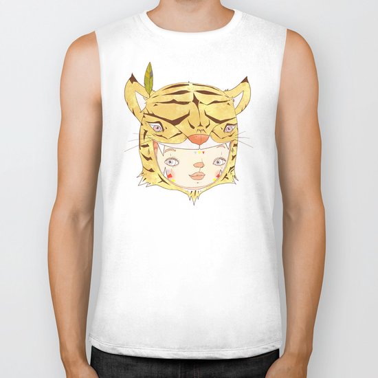DRUNKEN TIGAAAAR Biker Tank