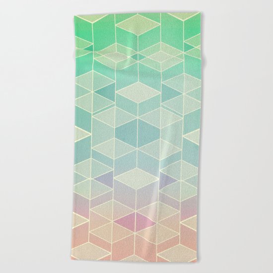 Upsidedown V Beach Towel