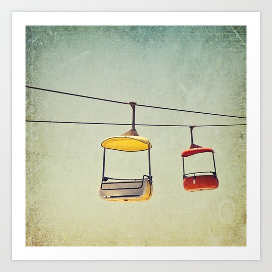 Sky Gliders Art Print