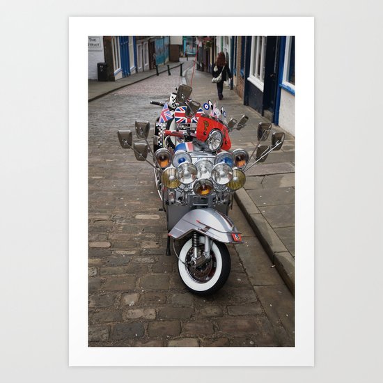 Vespa Art Print