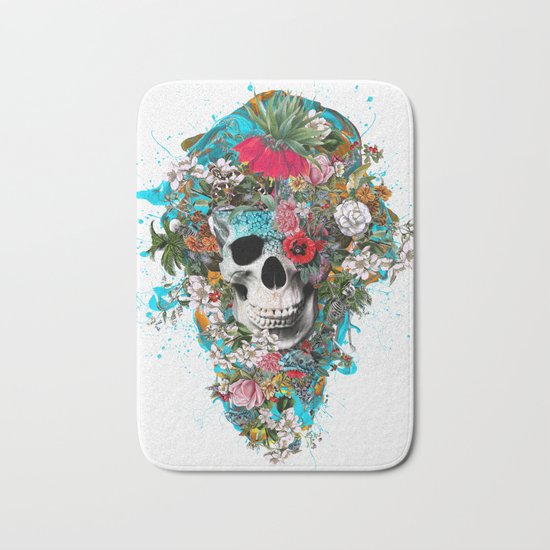 SUMMER SKULL V Bath Mat