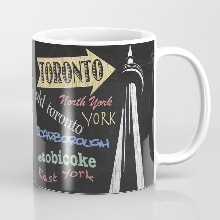Toronto Tourism Poster Coffee Mug
