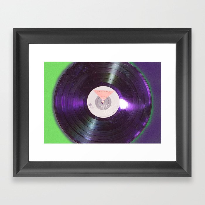 Record  Framed Art Print