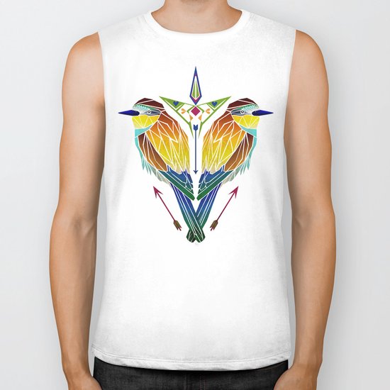 birds love Biker Tank