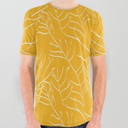 Branches in yellow All Over Graphic Tee