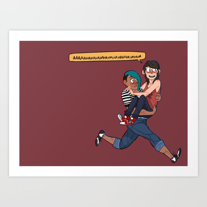 hahahahahahaha Art Print by typutopia