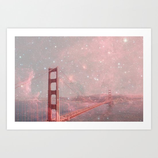 Stardust Covering San Francisco Art Print