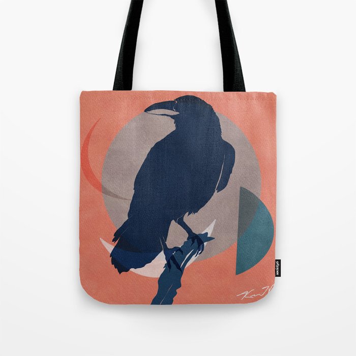 Raven Moon Tote Bag