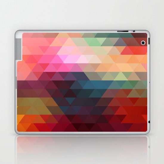 Retro Triangles Laptop & iPad Skin