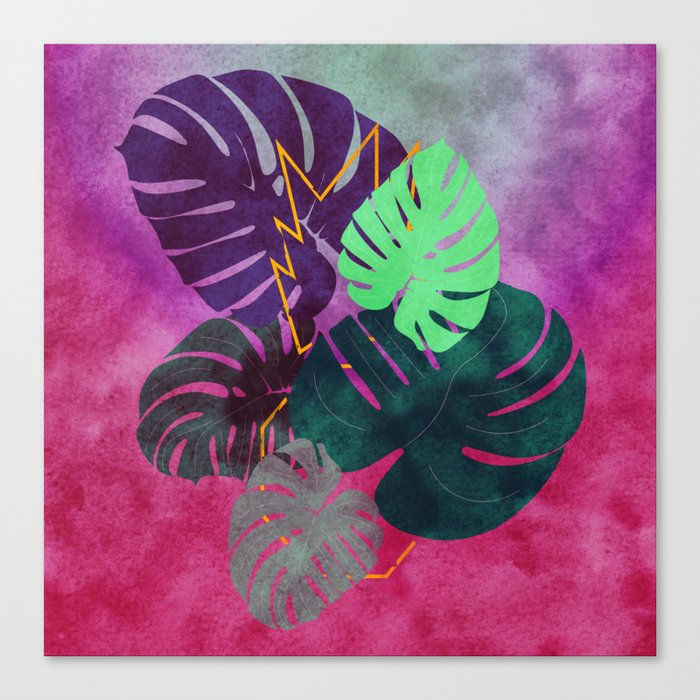 Vintage Jungle Vibes 2 Canvas Print By Sboar A Society6