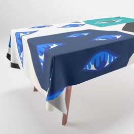 The crying eyes patchwork 2 Tablecloth