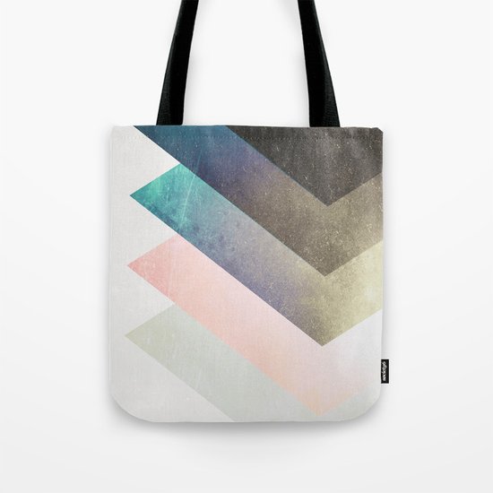 Geometric Layers Tote Bag