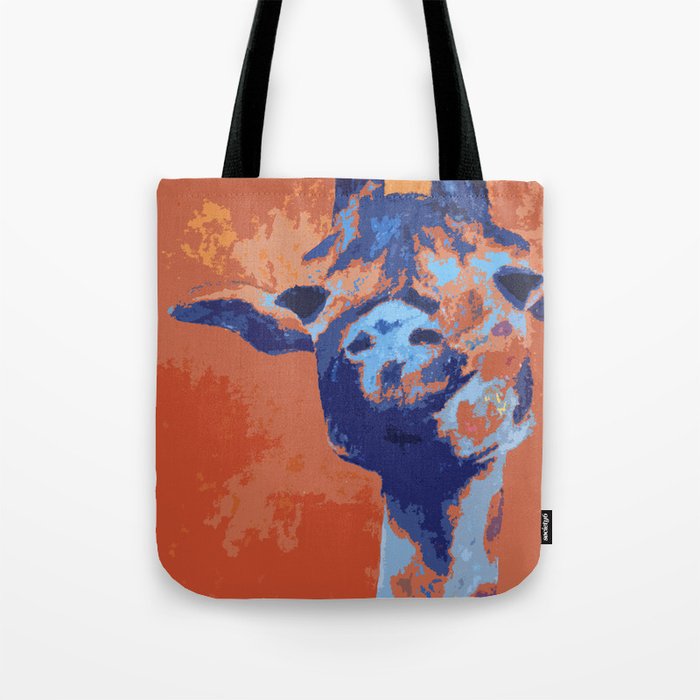 Abstract Giraffe Tote Bag